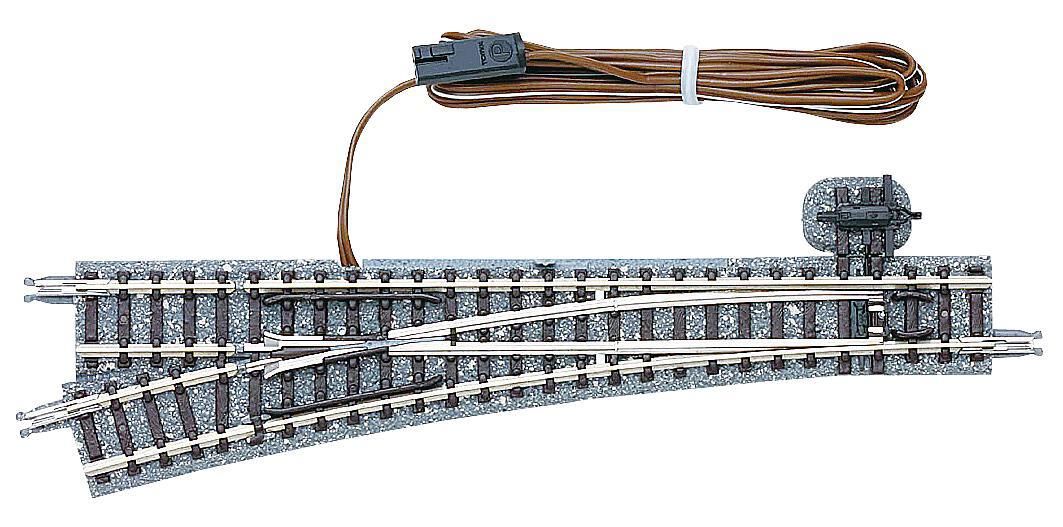 Tomytec N 971272 - Elektrische Weiche, links, in Schotterbettung | Modellbahn | Modelleisenbahn