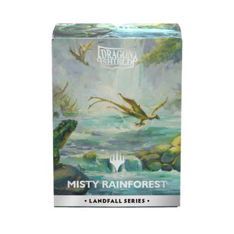 Dragon Shield ART16501 - Matte Dual Art Sleeves MTG Landfall Series - Misty Rainforest