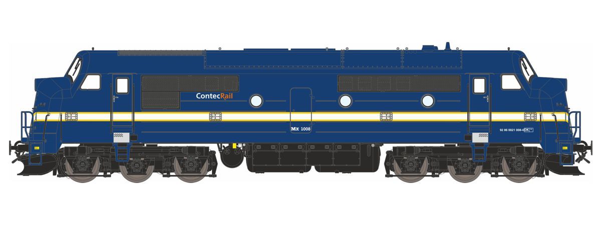 Dekas H0 (1:87) DK-8750202 - Contec Rail MX 1008, DC, no sound | Modellbahn | Modelleisenbahn