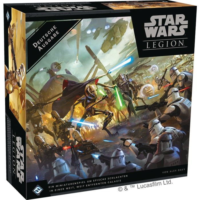 Fantasy Flight Games FFGD4637 - Star Wars: Legion - Clone Wars Grundspiel DE