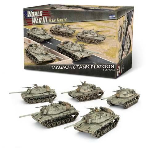 Battlefront Miniatures GFNTIBX11 - WW3: Magach 6 (Blazer) Platoon (WWIII x5 Plastic) | Tabletop