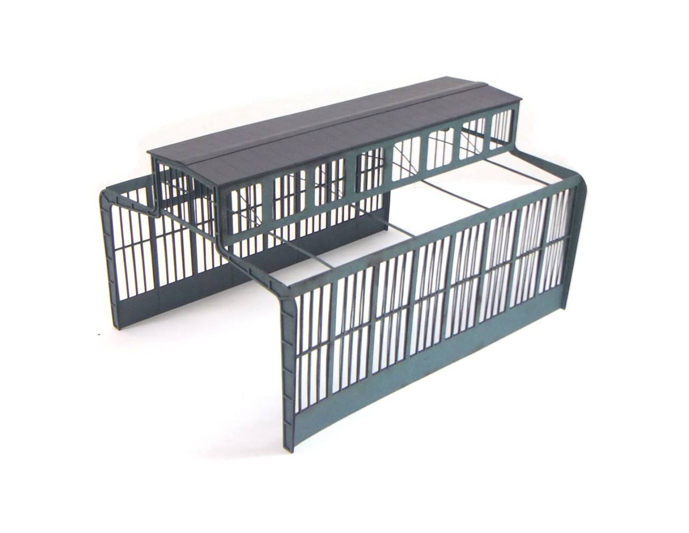 Modusteck H0 (1:87) H0881001 - Bahnsteighalle 2 für Hochbahn | Modellbahn | Modelleisenbahn