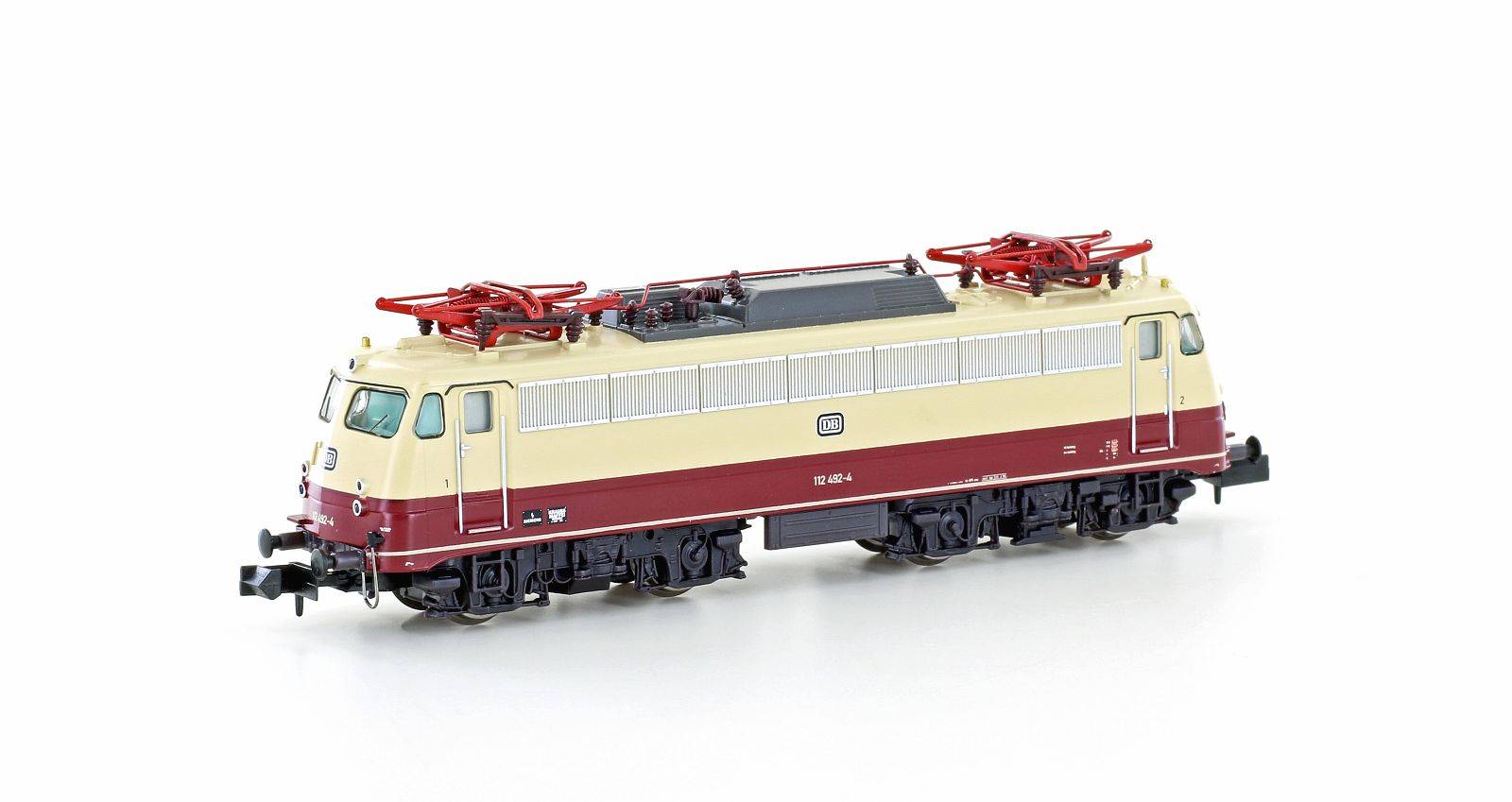 Hobbytrain N H28015S - E-Lok BR 112 DB, Ep.IV, rot/beige, Sound | Modellbahn | Modelleisenbahn