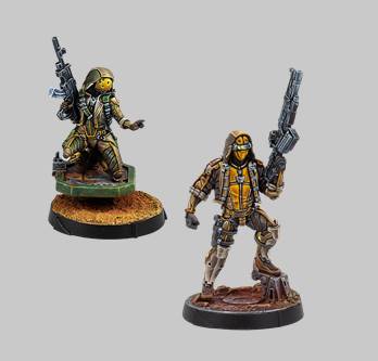 Corvus Belli INF281431-1215 - Mukthar, Active Response Unit | Tabletop