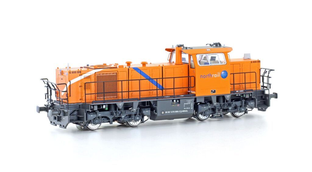 Jägerndorfer Collection H0 (1:87) JC10742 - Diesellok MaK G800 BB Northrail, Ep.VI, AC Sound | Modellbahn | Modelleisenbahn