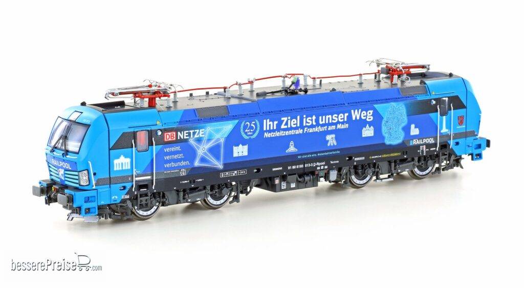 Jägerndorfer Collection H0 (1:87) JC17092 - E-Lok BR 193 813 Vectron Railpool/DB Netze Ep.VI, AC Sound | Modellbahn | Modelleisenbahn