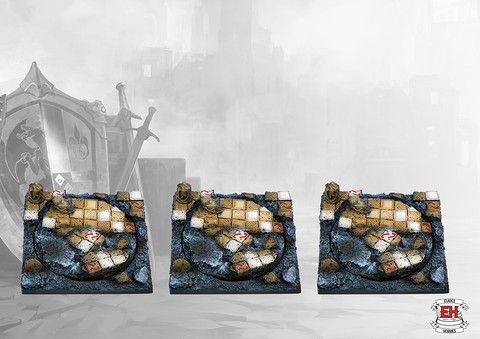 Para Bellum PBW8502 - Elriks: Celtic Ruins Bases - Cavalry Tabletop