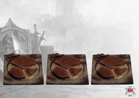 Para Bellum PBW8508 - Elriks: Slate Bases - Cavalry Tabletop