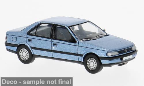 PCX87 H0 (1:87) PCX870746 - PCX87, Peugeot 405, hellblau, 1987, 1:87 | Modellbahn | Modelleisenbahn