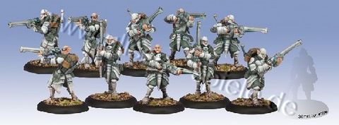 Warmachine PIP35060 - Retribution Houseguard Riflemen Unit (10) Box (plastic) | Tabletop