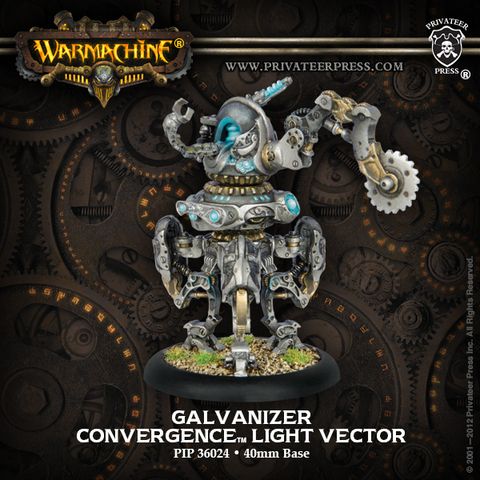 Warmachine PIP36024 - Cyriss Galvanizer Light Vector Box (plastic) | Tabletop