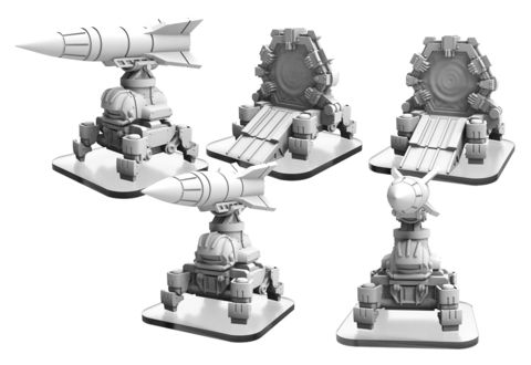 Privateer Press PIP51112 - SPAR and Vorota Walker - Monsterpocalypse Zerkalo Bloc Unit (metal) | Tabletop