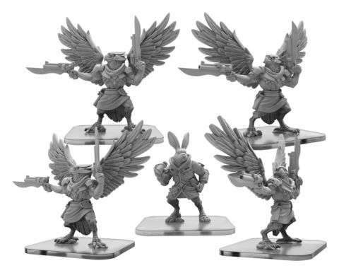 Privateer Press Übersee PIP51149 - Shriekers and Hopper - Monsterpocalypse Legion of Mutates Unit (metal) Box | Tabletop