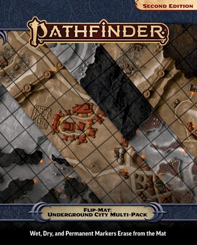 Paizo Publishing PZO30131 - Flip-Mat: Underground City Multi-Pack