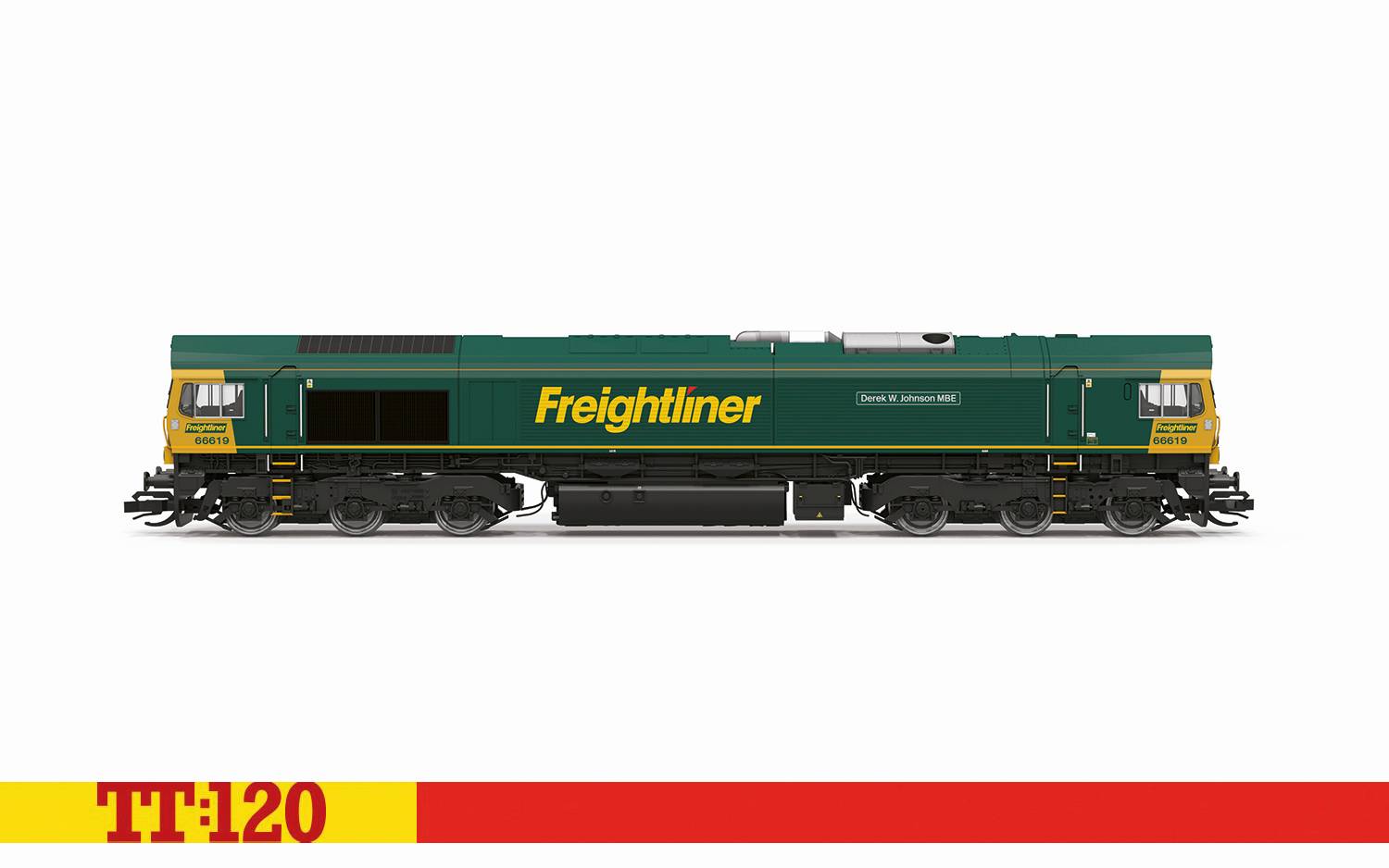 Hornby TT TT3031M - Diesellok Freightliner Class 66 Derek W Johnson MBE 66619 | Modellbahn | Modelleisenbahn