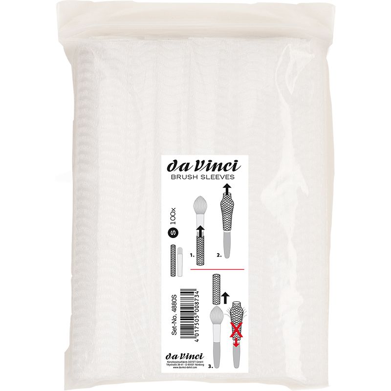 da Vinci VA-4880S_0 - Pinselschutzhüllen für Großabnehmer, 100 Stück in S Größe 0 Serie 4880S | Modellbahn | Modelleisenbahn